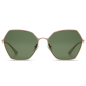 Preview: Komono Sonnenbrille Belle Expidition Galaxy night solid grün getönte Gläser, Front